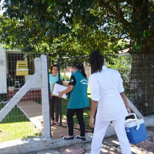 Saúde inicia vacinação contra a gripe na casa de idosos em Mafra