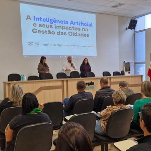 Seminário explora o uso da inteligência artificial na gestão das cidades