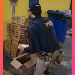 Mais de 140 quilos de maconha são apreendidos e homem é preso na BR-116