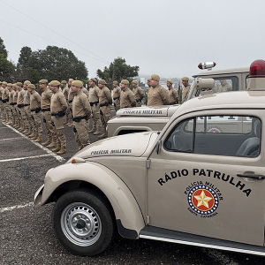 Solenidade marca os três anos do 38º Batalhão da Polícia Militar em Mafra; veja fotos