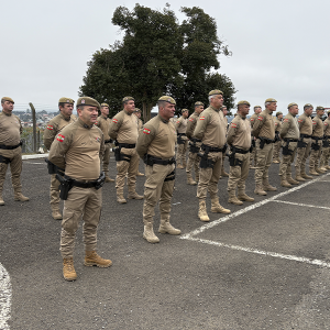 Data magna de SC é celebrada em Mafra com promoções na Polícia Militar e reforço na frota
