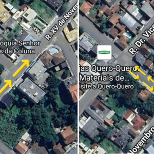 Mapa mostra como ficará o trânsito no centro de Rio Negro após alterações; veja