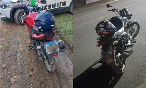 No mesmo dia, dois adolescentes são flagrados conduzindo motos sem habilitação
