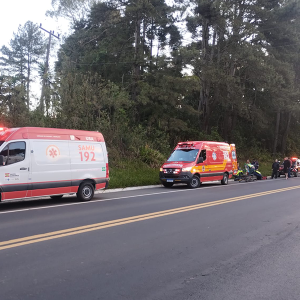 Criança fica ferida após ser atropelada na BR-280