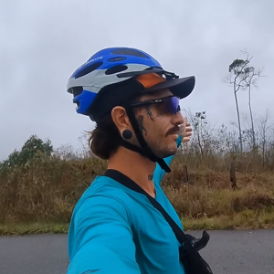 Ciclista que seguia de Itaiópolis ao Maranhão “desiste” por motivo inusitado; veja