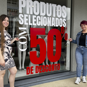 Loja inicia campanha de Black Friday com descontos de 50% em marcas conceituadas