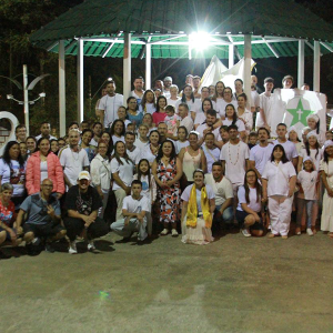 Gira de Caboclos reúne terreiros de Umbanda na Praça Miguel Bielecki
