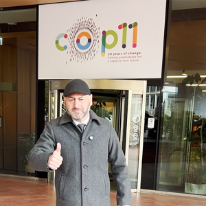 Emerson Maas participa de articulações sobre tabaco na COP 11 em Genebra