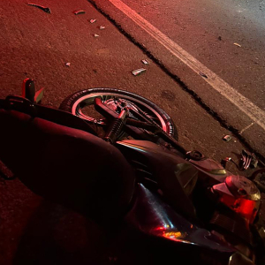 Motociclista é hospitalizado após acidente na BR-280