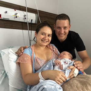 Conheça o Pedro Joaquim Ruthes: o primeiro bebê nascido em Rio Negro em 2026
