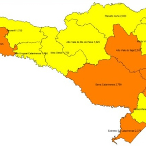 Covid-19: Planalto Norte reduz nível de risco de Grave para Alto
