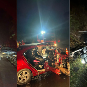 Final de semana começa com acidentes graves na BR-116