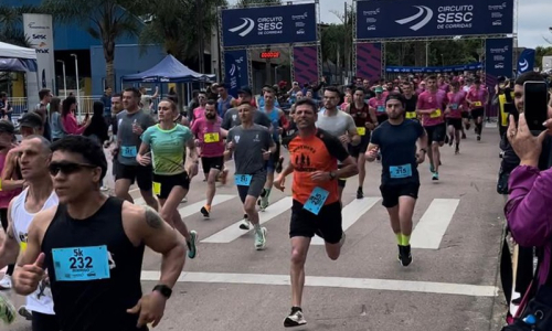 Veja o percurso das provas de 5 e 10 km do Circuito Sesc de Corridas – etapa Rio Negro