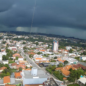 Defesa Civil alerta para chuva forte e vento em Mafra e Itaiópolis
