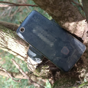 Tornozeleira eletrônica é encontrada pendurada em árvore às margens do rio Negro