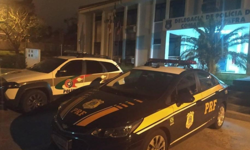 Polícia monta cerco e prende trio de mafrenses suspeitos de roubo em Itaiópolis