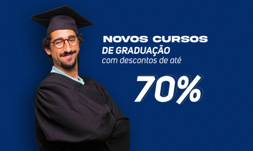 Uninter lança sete novos cursos de graduação com descontos de até 70%