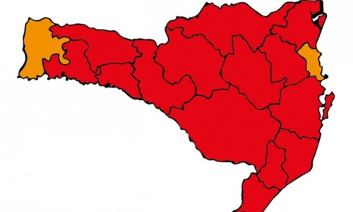 Matriz de risco mantém Planalto Norte em risco gravíssimo para covid-19
