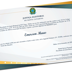 Emerson Maas e Celina Dittrich também estão diplomados