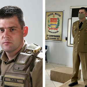 Tenente Kalil assume o comando da Polícia Militar de Rio Negrinho
