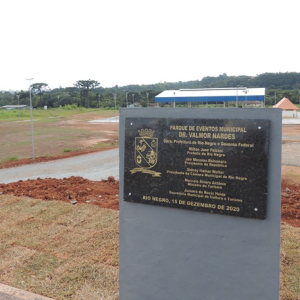 Parque de Eventos Valmor Ribeiro Nardes é inaugurado em Rio Negro