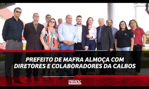 Emerson Maas almoça com diretores e colaboradores da Calbos