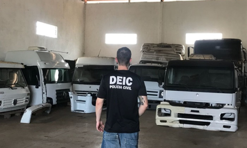 SC registra queda nos casos de roubos e furtos de veículos em 2020