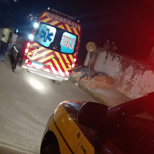 Motociclista fica ferido ao colidir com cachorro e sofrer queda na Vila Ivete