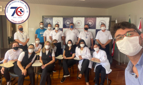 Comitê de enfrentamento à covid-19 do Hospital de Mafra completa um ano