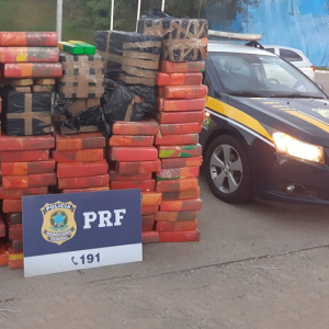 PRF realiza maior apreensão de drogas da história da unidade em Mafra