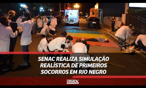 Senac realiza simulação realística de primeiros socorros em Rio Negro
