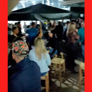 Vídeo flagra festa com aglomeração e pessoas sem máscara em Rio Negro