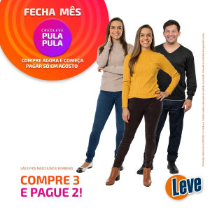 Confira as ofertas de fecha mês das Lojas Leve