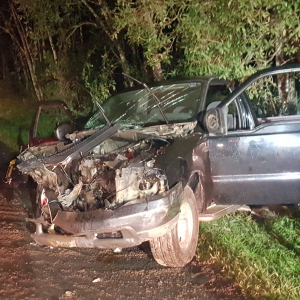 Motorista de Itaiópolis fica ferido em acidente na BR-280, em Canoinhas