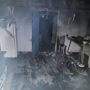 Casa é destruída por incêndio em Itaiópolis