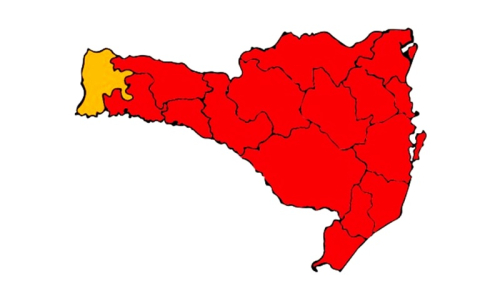 Covid-19: Planalto Norte segue em nível gravíssimo pela 27ª semana