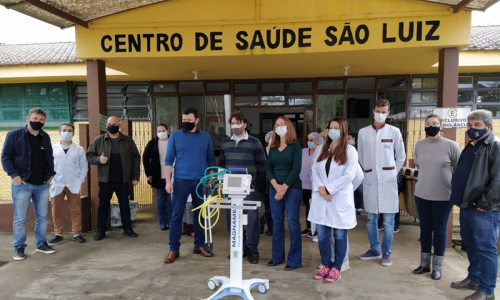 UBS São Luiz recebe respirador eletrônico em Campo do Tenente