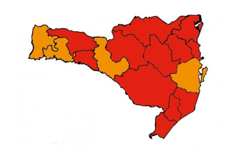 Pela 28ª semana consecutiva, Planalto Norte segue em nível gravíssimo para a covid-19