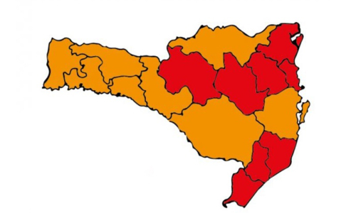 Depois de 28 semanas, Planalto Norte deixa classificação gravíssima de risco para covid