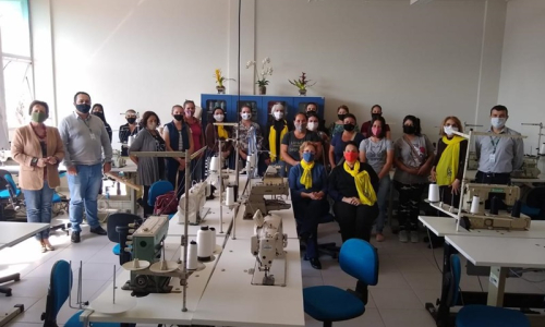 Mafra dá início a curso de costura para mulheres em situação de vulnerabilidade