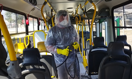 Norte Sul aperfeiçoa protocolos de higienização do transporte coletivo em Riomafra