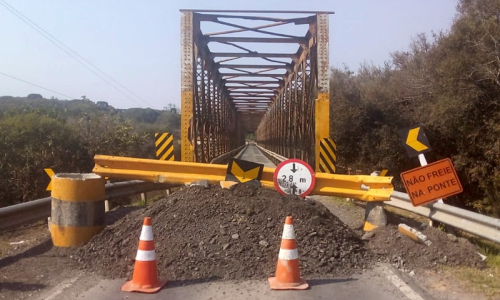 Ponte entre Lapa e Campo do Tenente fica interditada até 30 de agosto
