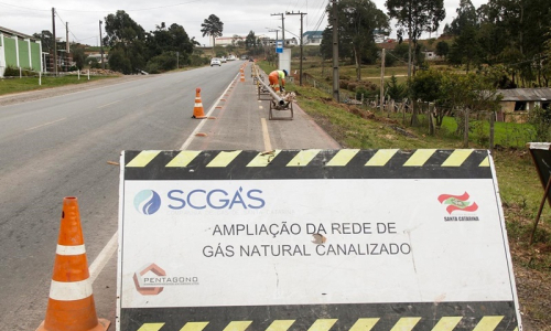 Rede de fornecimento de gás natural avança em SC