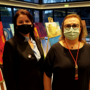 Mostra beneficente: venda de telas arrecada recursos para o GIRO