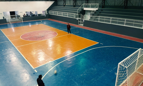 Ginásio de Esportes Alberto Wenski recebe reforma em Campo do Tenente