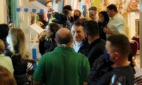 Vídeo mostra Carlos Moisés sem máscara em festa durante pandemia