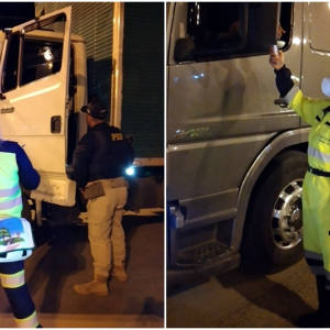 Ação fiscaliza e orienta motoristas sobre a Lei do Descanso em Mafra