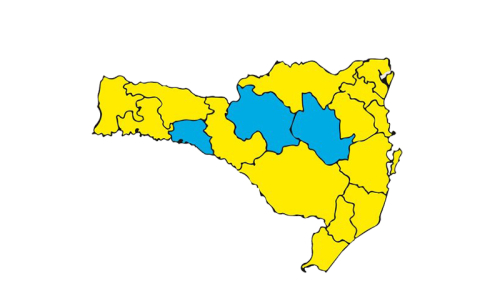 Santa Catarina: 14 regiões estão no nível alto e três no moderado para covid-19