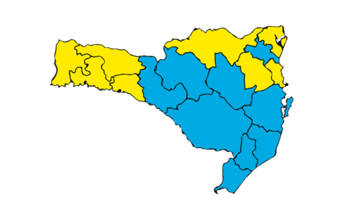 Nove regiões de SC estão em risco moderado para a covid-19