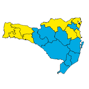 Nove regiões de SC estão em risco moderado para a covid-19